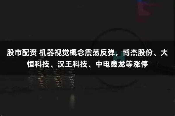 股市配资 机器视觉概念震荡反弹，博杰股份、大恒科技、汉王科技、中电鑫龙等涨停